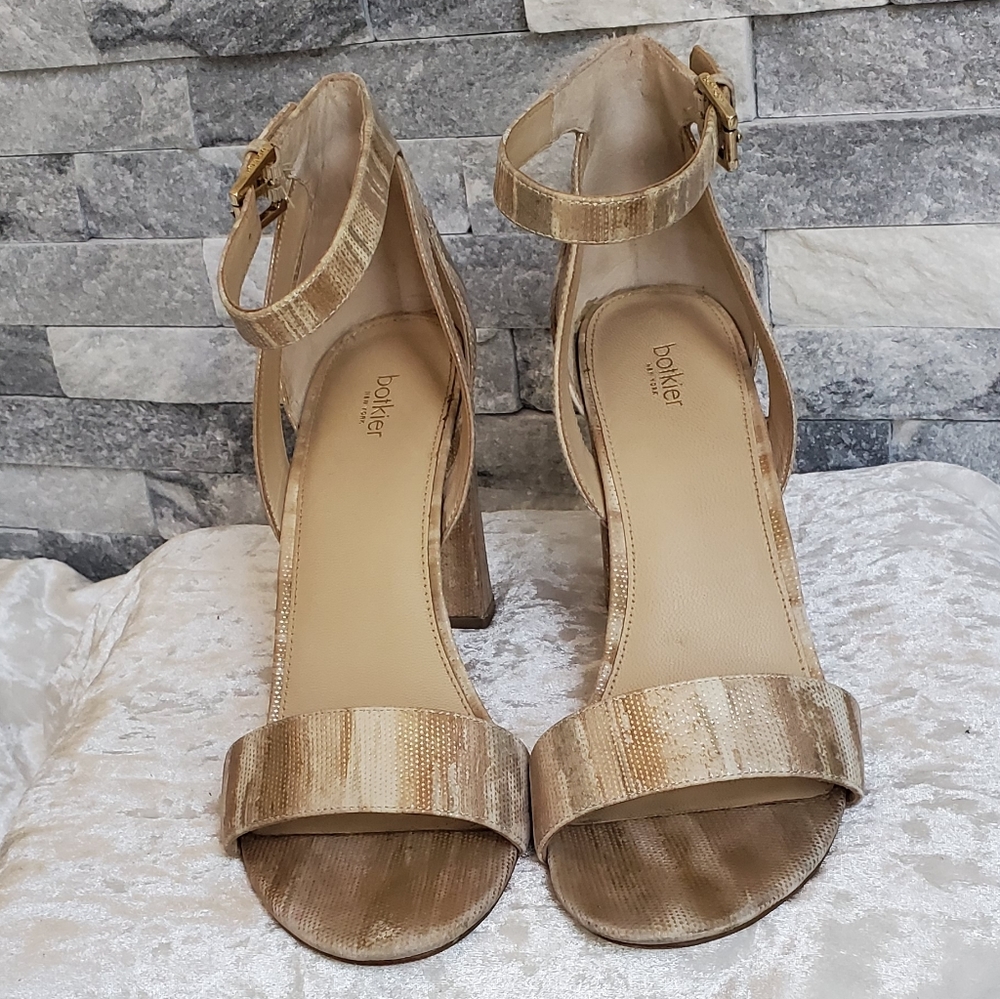 Botkier Gianna Cream Block Heel Sandals - image 2